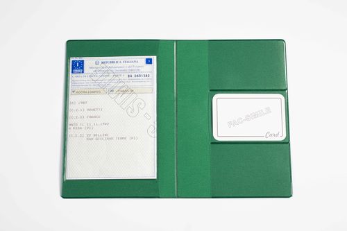 Porta documenti moto, con porta card, stampa color uv